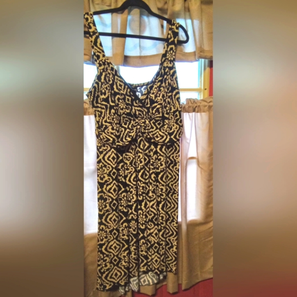 En Focus tribal print summer dress